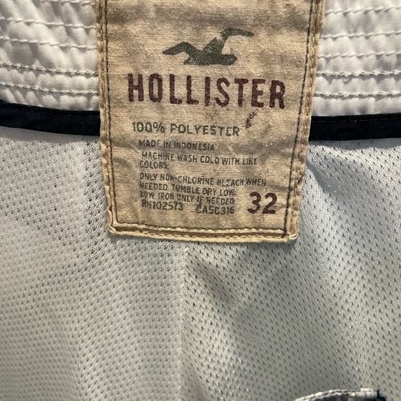 Hollister men’s swim trunks size 32 plaid pocket beach travel vacation cruise - Picture 5 of 5